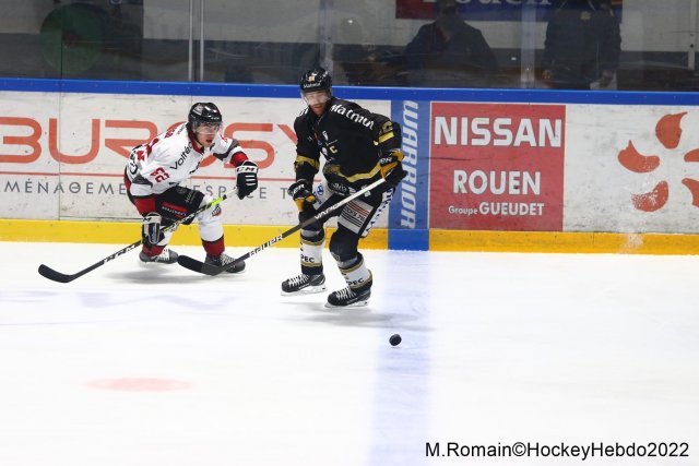 Photo hockey match Rouen - Bordeaux le 18/02/2022