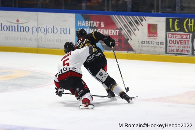 Photo hockey match Rouen - Bordeaux le 18/02/2022