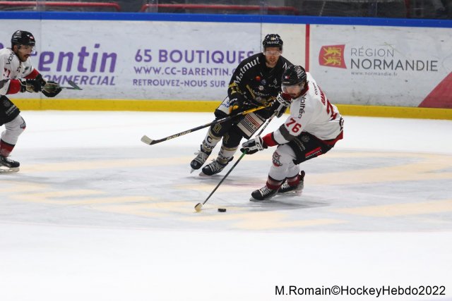 Photo hockey match Rouen - Bordeaux le 18/02/2022