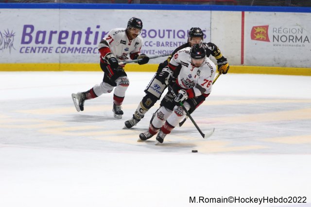 Photo hockey match Rouen - Bordeaux le 18/02/2022