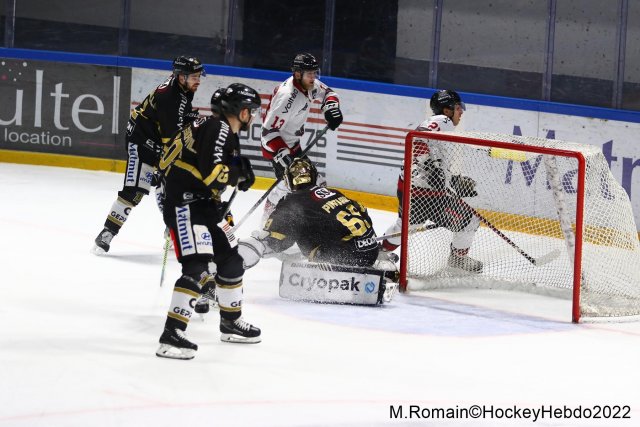 Photo hockey match Rouen - Bordeaux le 18/02/2022