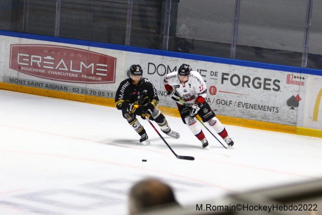Photo hockey match Rouen - Bordeaux le 18/02/2022