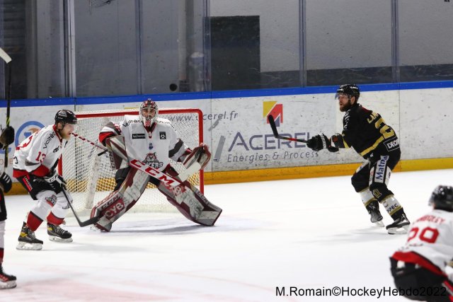 Photo hockey match Rouen - Bordeaux le 18/02/2022
