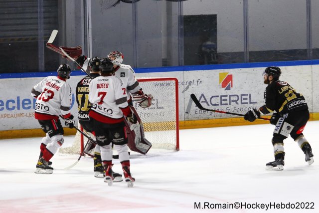 Photo hockey match Rouen - Bordeaux le 18/02/2022