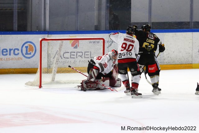 Photo hockey match Rouen - Bordeaux le 18/02/2022