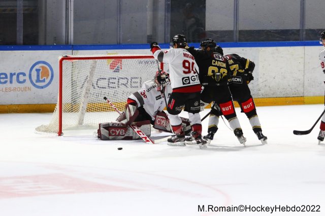 Photo hockey match Rouen - Bordeaux le 18/02/2022
