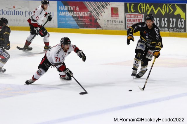 Photo hockey match Rouen - Bordeaux le 18/02/2022