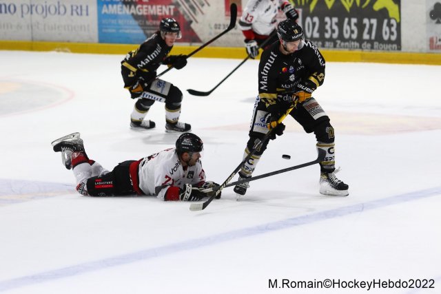 Photo hockey match Rouen - Bordeaux le 18/02/2022