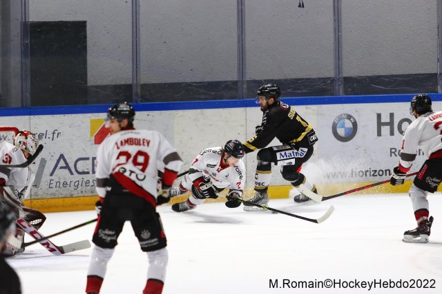 Photo hockey match Rouen - Bordeaux le 18/02/2022