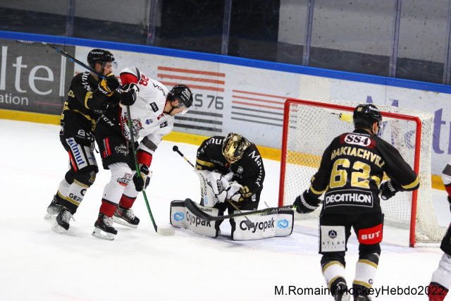 Photo hockey match Rouen - Bordeaux le 18/02/2022