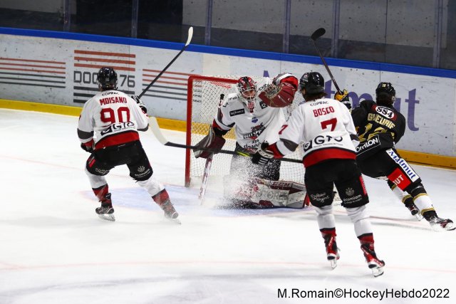 Photo hockey match Rouen - Bordeaux le 18/02/2022