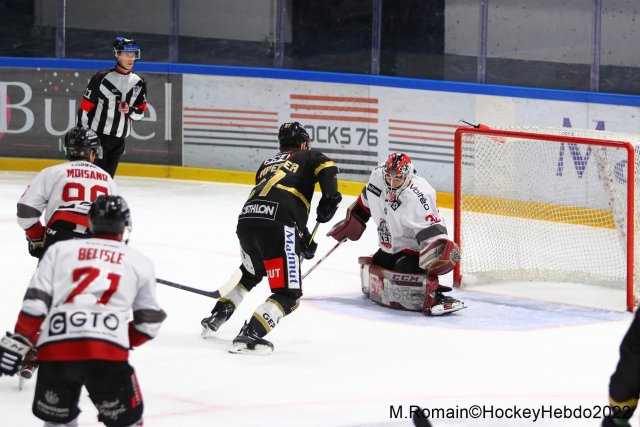 Photo hockey match Rouen - Bordeaux le 18/02/2022