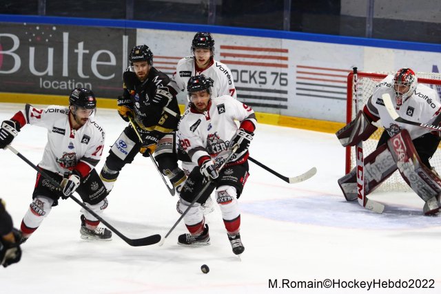 Photo hockey match Rouen - Bordeaux le 18/02/2022