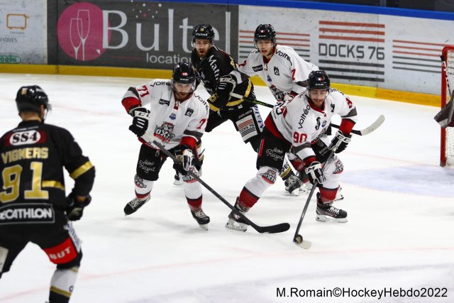 Photo hockey match Rouen - Bordeaux le 18/02/2022