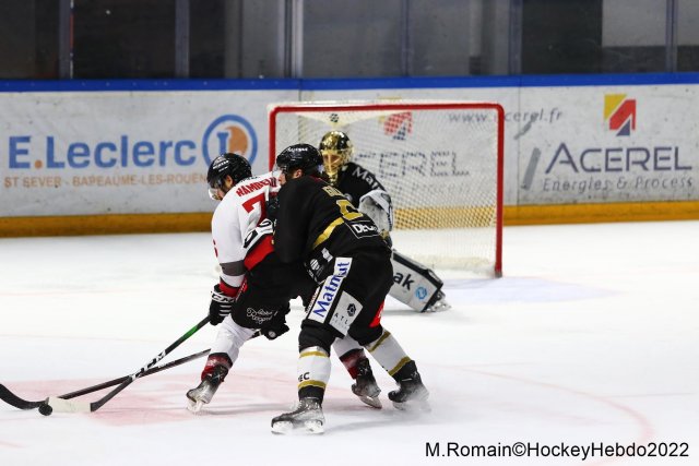 Photo hockey match Rouen - Bordeaux le 18/02/2022
