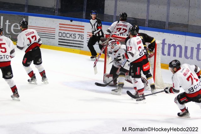 Photo hockey match Rouen - Bordeaux le 18/02/2022