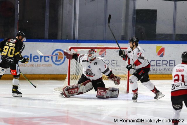 Photo hockey match Rouen - Bordeaux le 18/02/2022