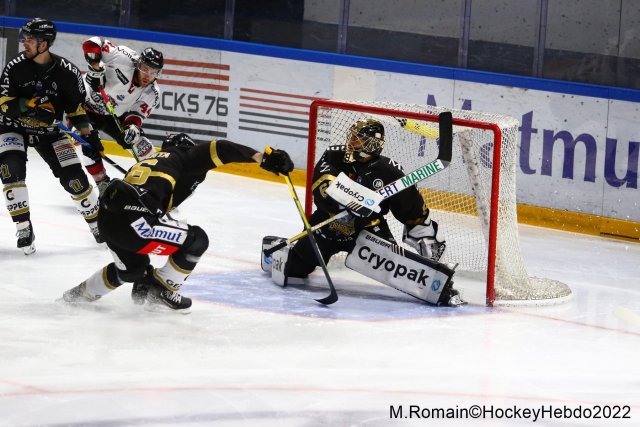 Photo hockey match Rouen - Bordeaux le 18/02/2022