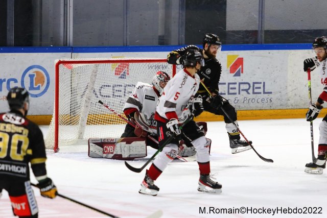 Photo hockey match Rouen - Bordeaux le 18/02/2022