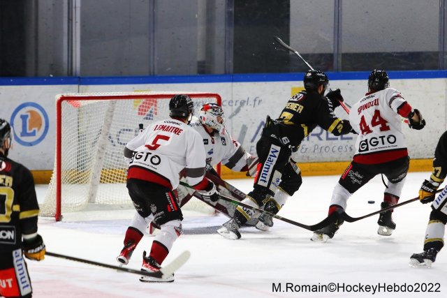 Photo hockey match Rouen - Bordeaux le 18/02/2022