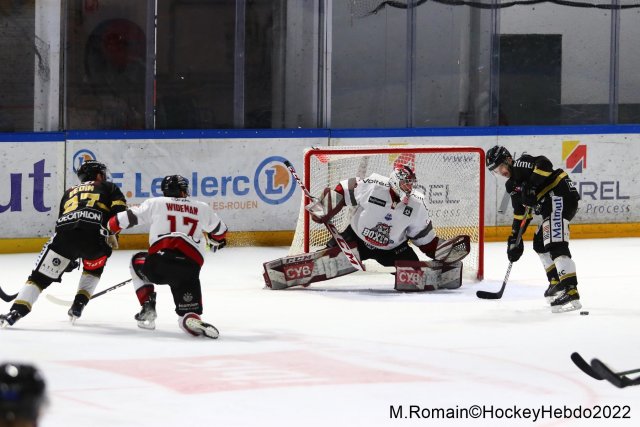 Photo hockey match Rouen - Bordeaux le 18/02/2022