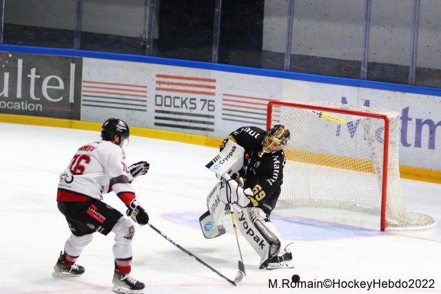 Photo hockey match Rouen - Bordeaux le 18/02/2022