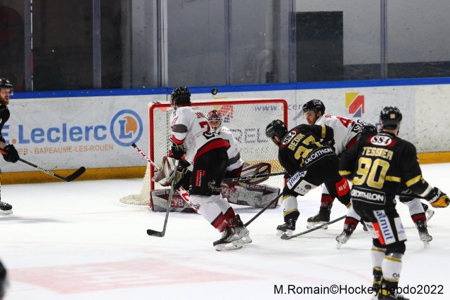 Photo hockey match Rouen - Bordeaux le 18/02/2022