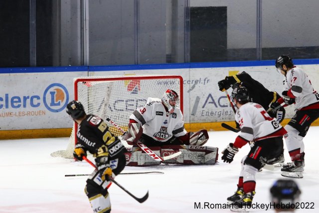 Photo hockey match Rouen - Bordeaux le 18/02/2022