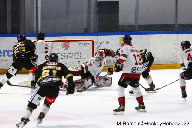 Photo hockey match Rouen - Bordeaux le 18/02/2022