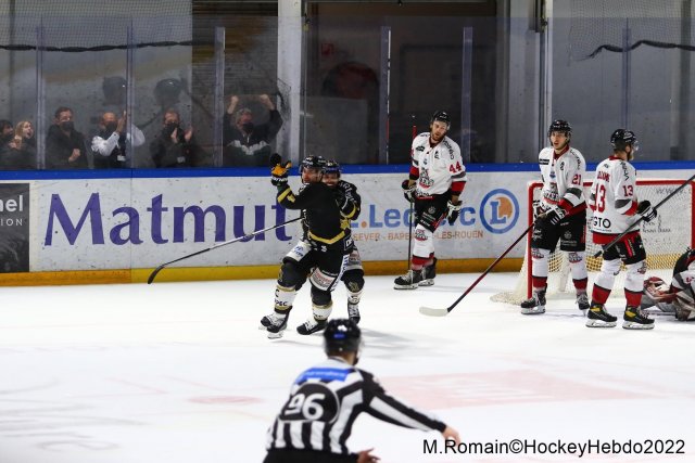 Photo hockey match Rouen - Bordeaux le 18/02/2022
