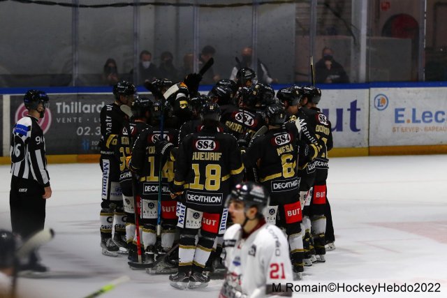 Photo hockey match Rouen - Bordeaux le 18/02/2022