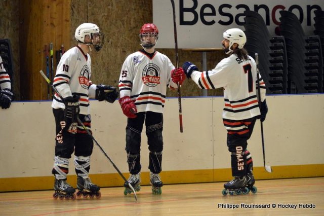 Photo hockey reportage N1 : Laborieuse mais précieuse victoire