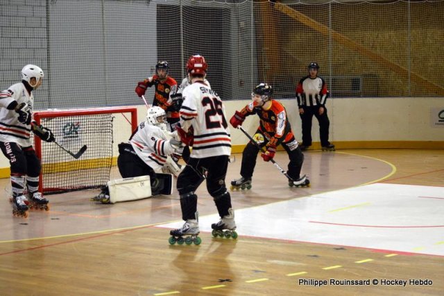 Photo hockey reportage N1 : Laborieuse mais précieuse victoire