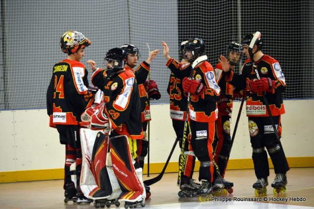 Photo hockey reportage N1 : Laborieuse mais précieuse victoire