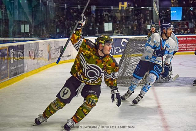 Photo hockey match Nantes - Marseille le 19/02/2022