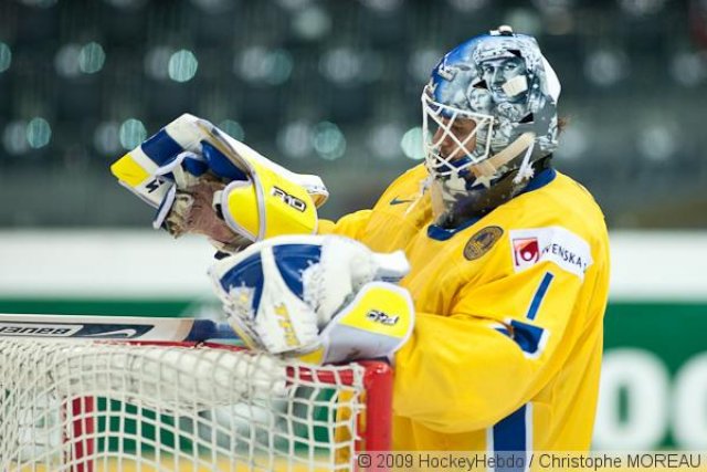 Photo hockey reportage CM09 Qualif J5 : La Suède d'un patin