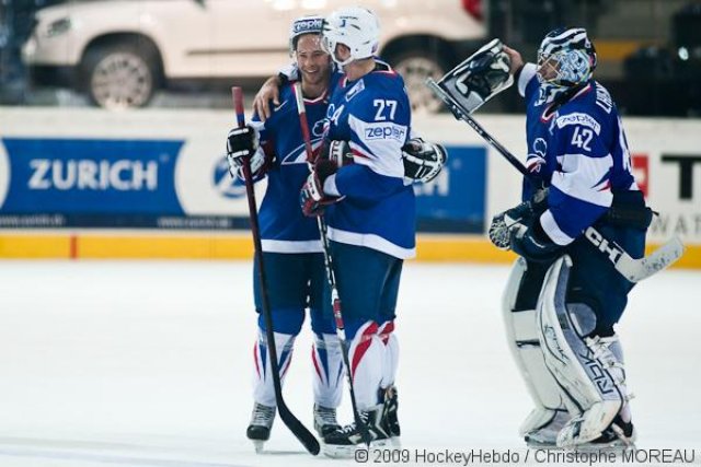 Photo hockey reportage CM09 Qualif J5 : La Suède d'un patin