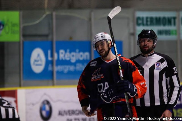 Photo hockey match Clermont-Ferrand - Mont-Blanc le 22/02/2022