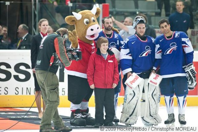 Photo hockey reportage CM09 Qualif J5 : La Suède d'un patin