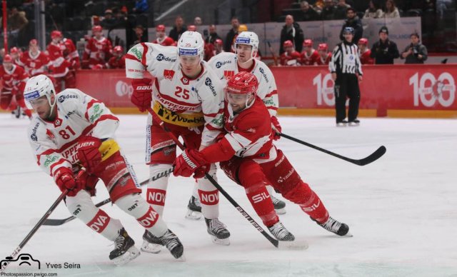 Photo hockey match Lausanne - Rapperswil-Jona le 26/02/2022