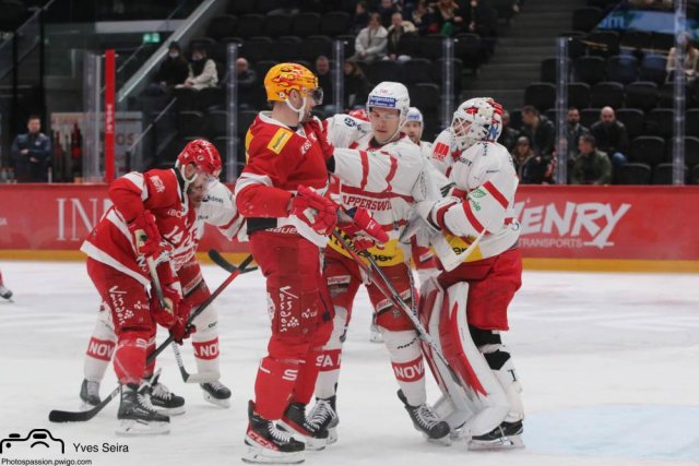 Photo hockey match Lausanne - Rapperswil-Jona le 26/02/2022