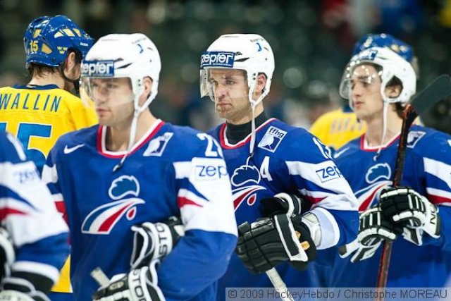 Photo hockey reportage CM09 Qualif J5 : La Suède d'un patin