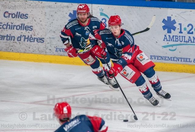 Photo hockey match Grenoble  - Rouen le 25/02/2022