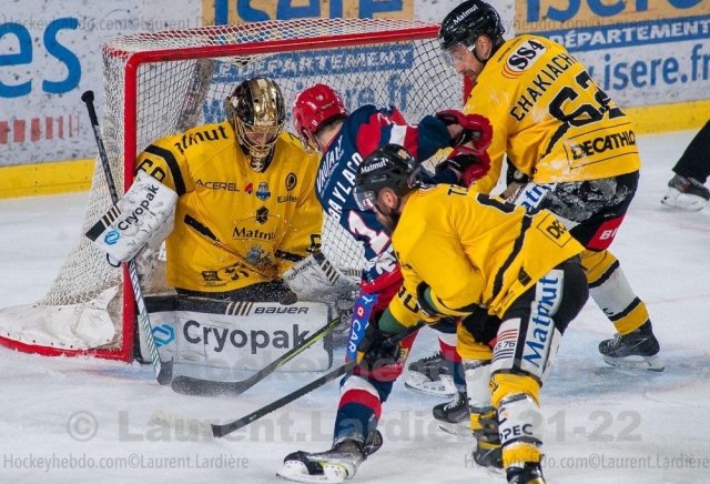 Photo hockey match Grenoble  - Rouen le 25/02/2022