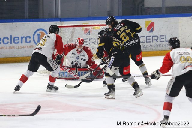 Photo hockey match Rouen - Chamonix  le 01/03/2022
