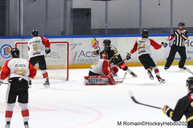 Photo hockey match Rouen - Chamonix  le 01/03/2022