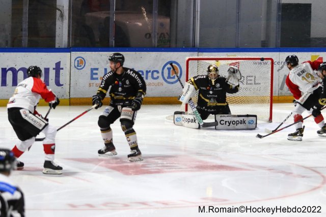 Photo hockey match Rouen - Chamonix  le 01/03/2022