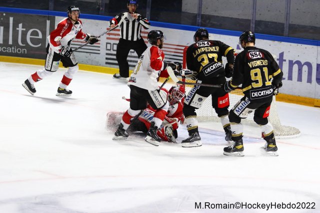 Photo hockey match Rouen - Chamonix  le 01/03/2022