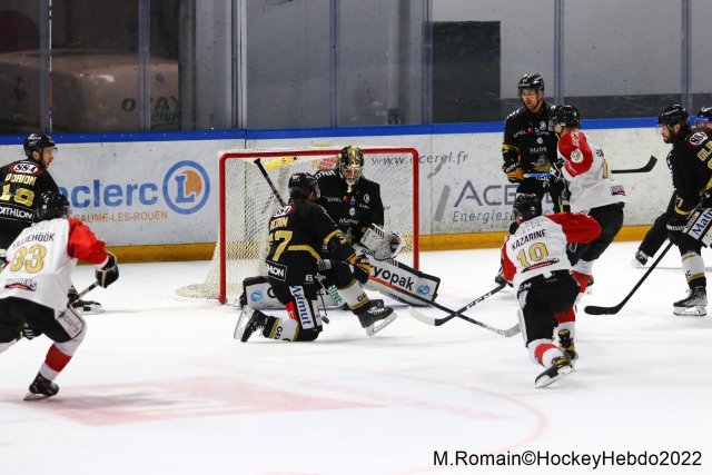 Photo hockey match Rouen - Chamonix  le 01/03/2022