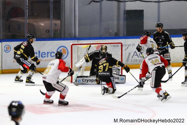 Photo hockey match Rouen - Chamonix  le 01/03/2022